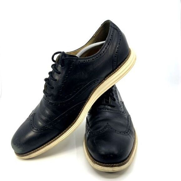 Cole Haan leather wingtip Mens 12 - Picture 5 of 9